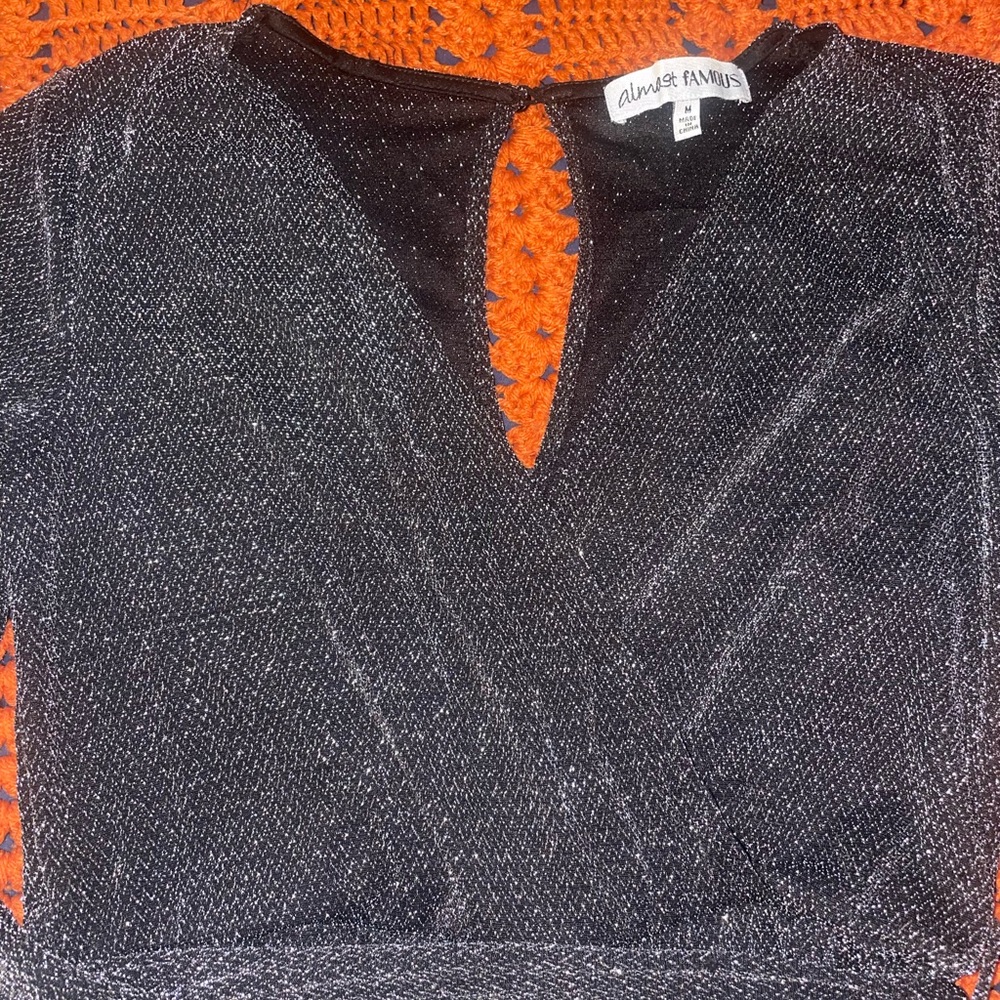 Silver black jumper